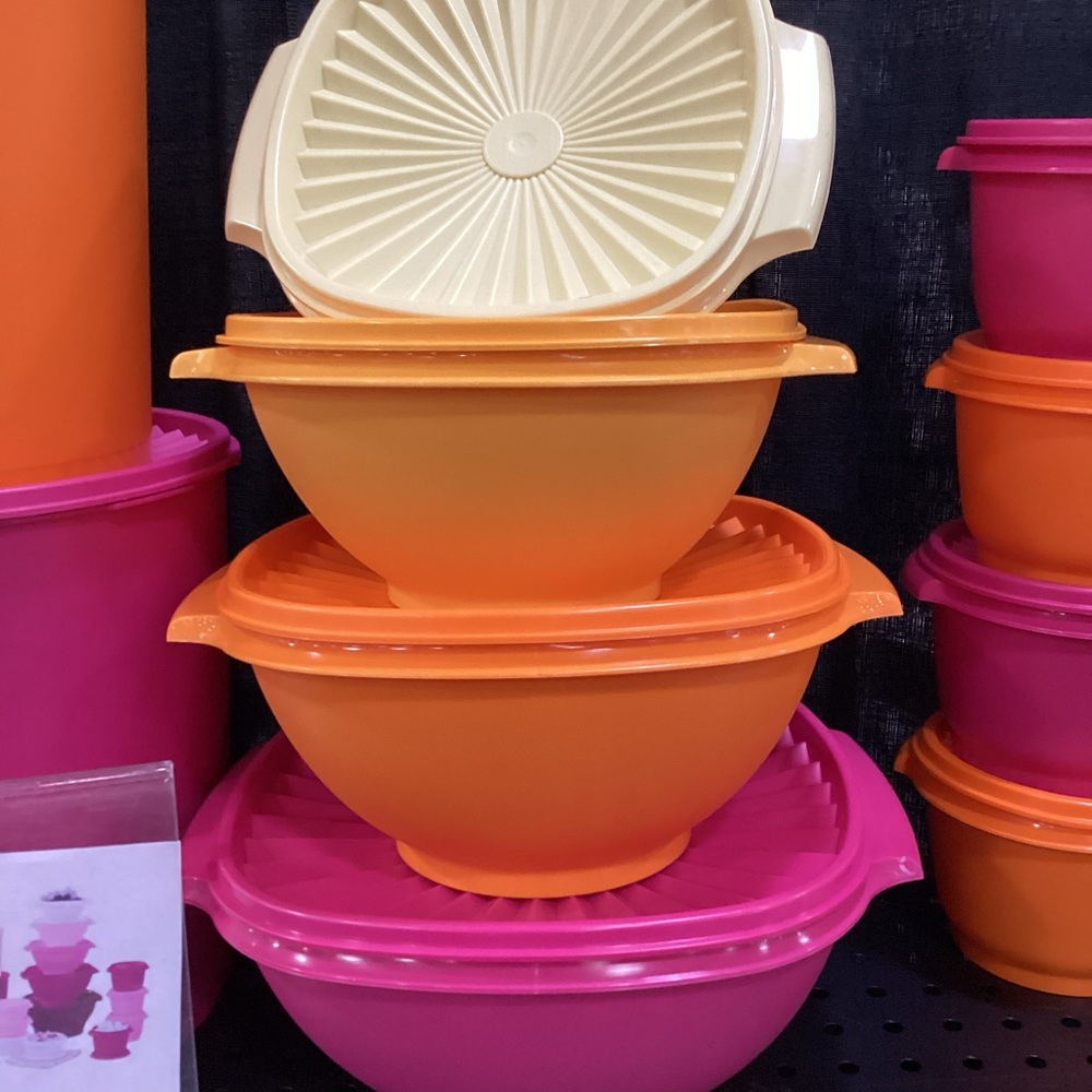 Tupperware Servalier Bowls - set of 4 - various capacities